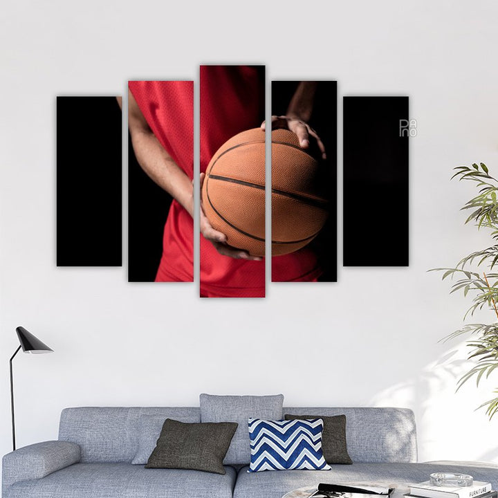 Basketball Player with Ball