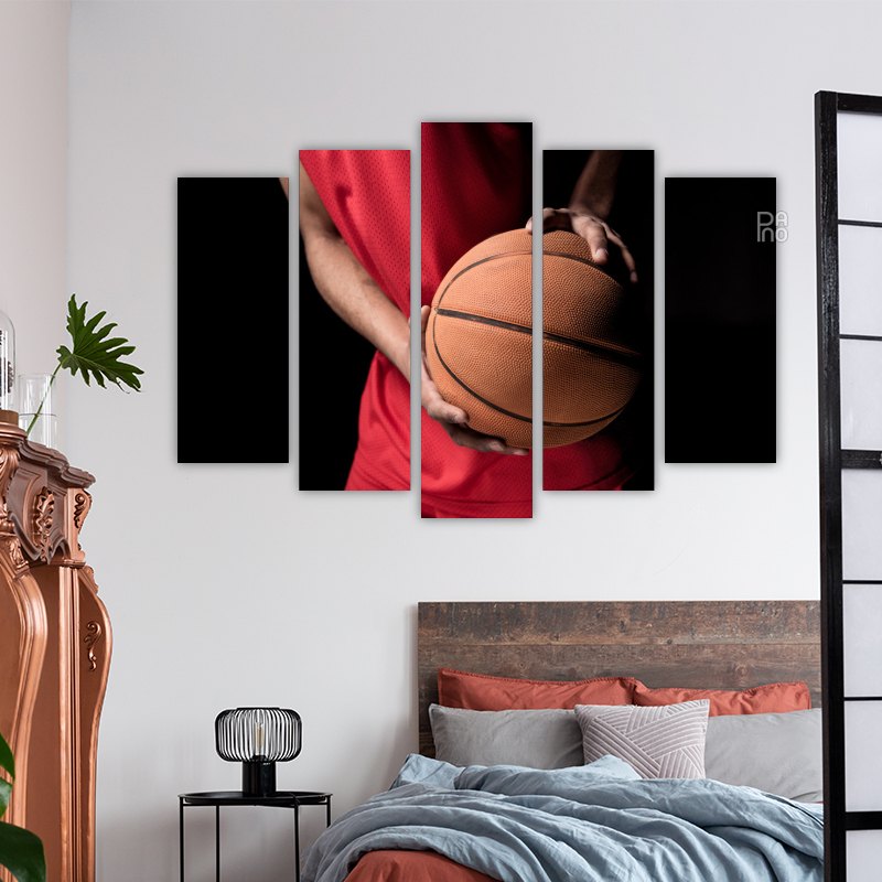 Basketball Player with Ball