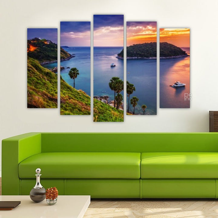 Tropical Sea at Sunset