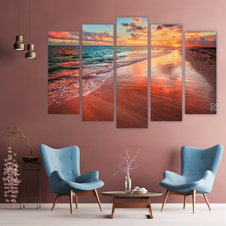 Sunset by the Ocean