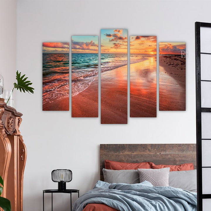 Sunset by the Ocean