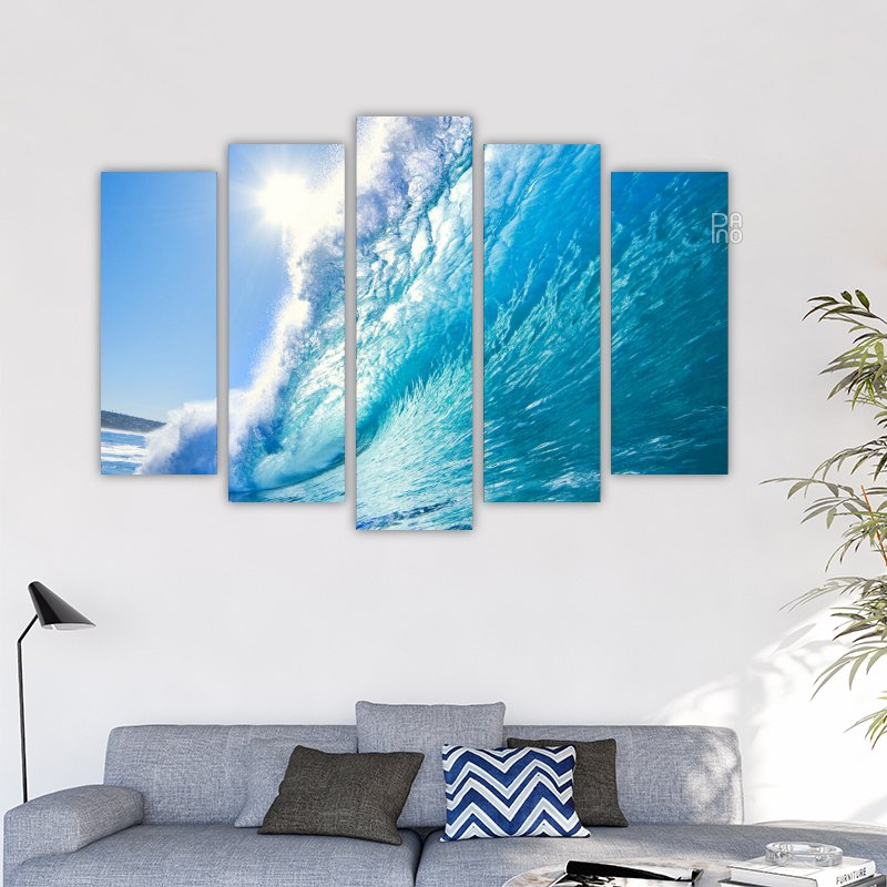 Turquoise ocean wave