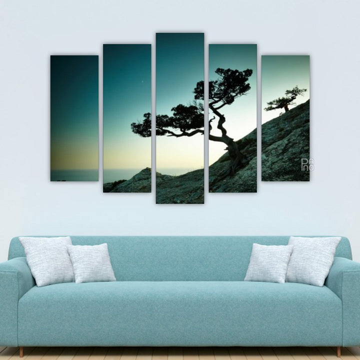 Seascape with tree