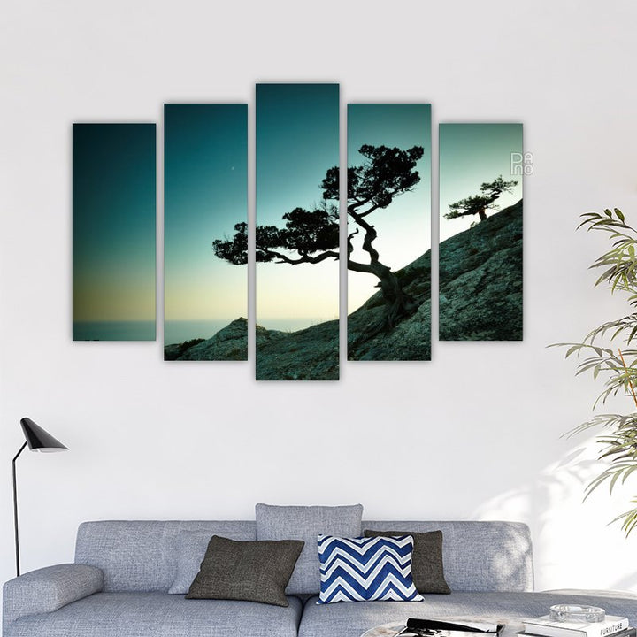 Seascape with tree