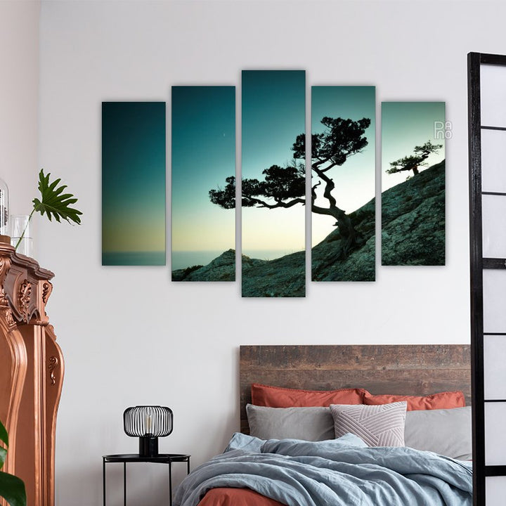 Seascape with tree