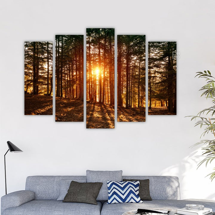 Beautiful forest landscape