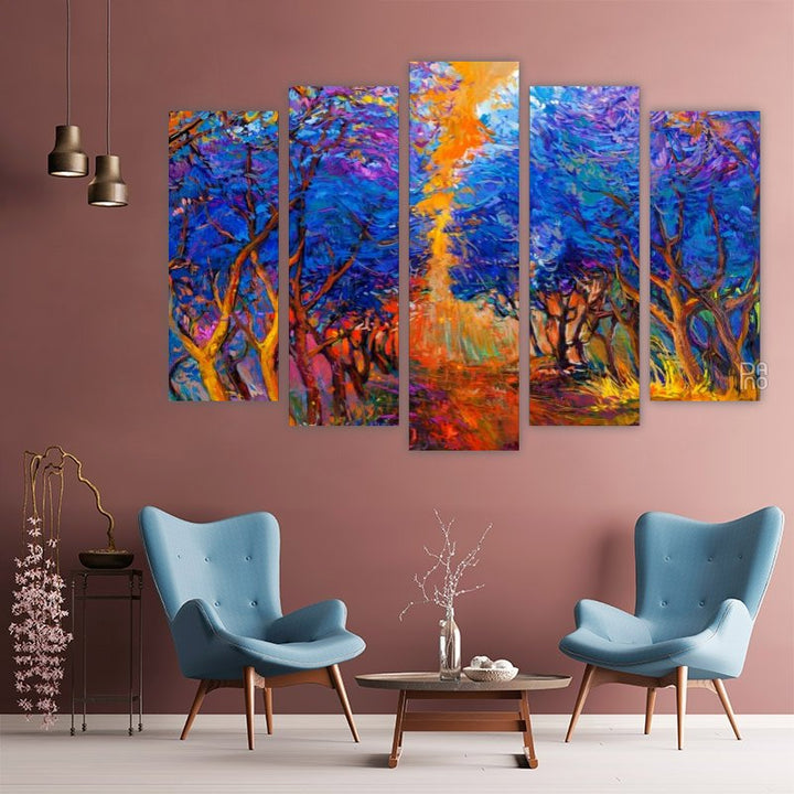 Autumn Forest in Oil