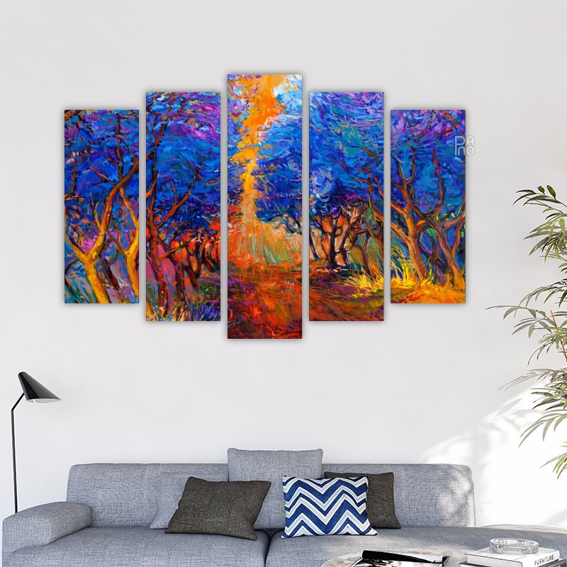 Autumn Forest in Oil