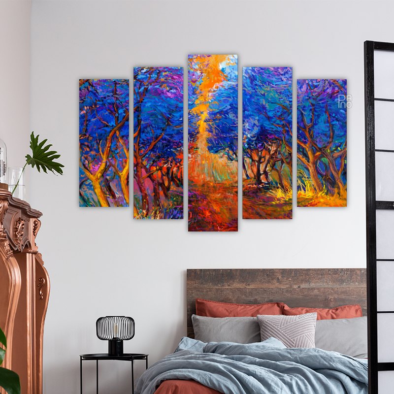 Autumn Forest in Oil