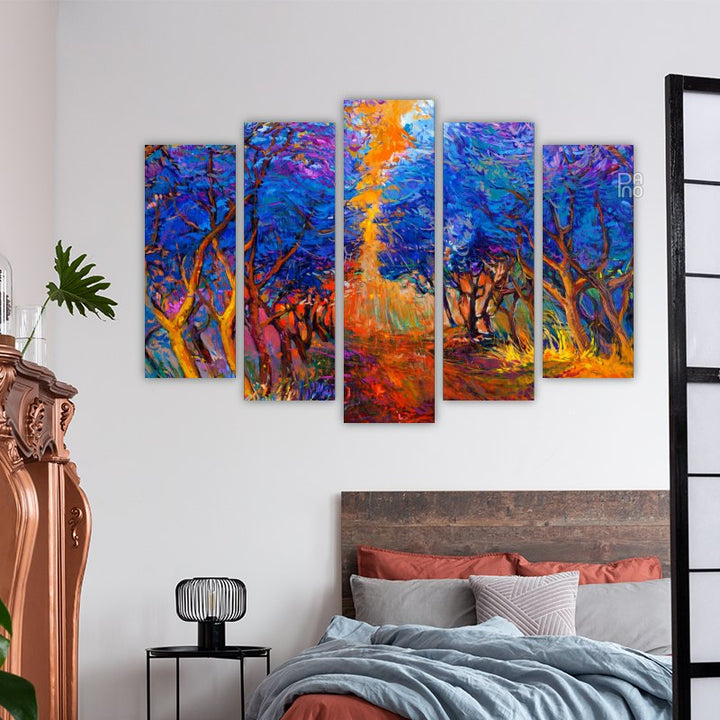 Autumn Forest in Oil