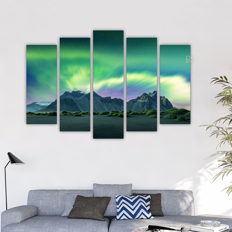 Northern Lights over Desert Dunes