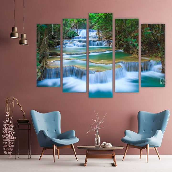 Waterfalls in a tropical forest - 1