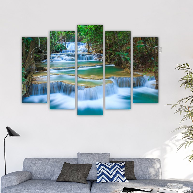 Waterfalls in a tropical forest - 1