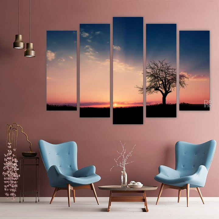 Tree at sunset