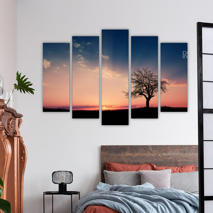 Tree at sunset
