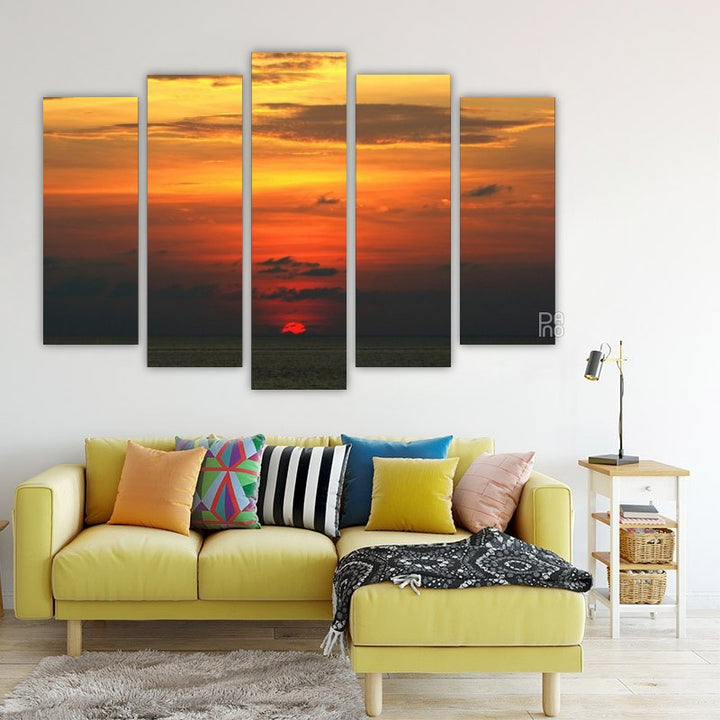 Beautiful sunset over the sea 2