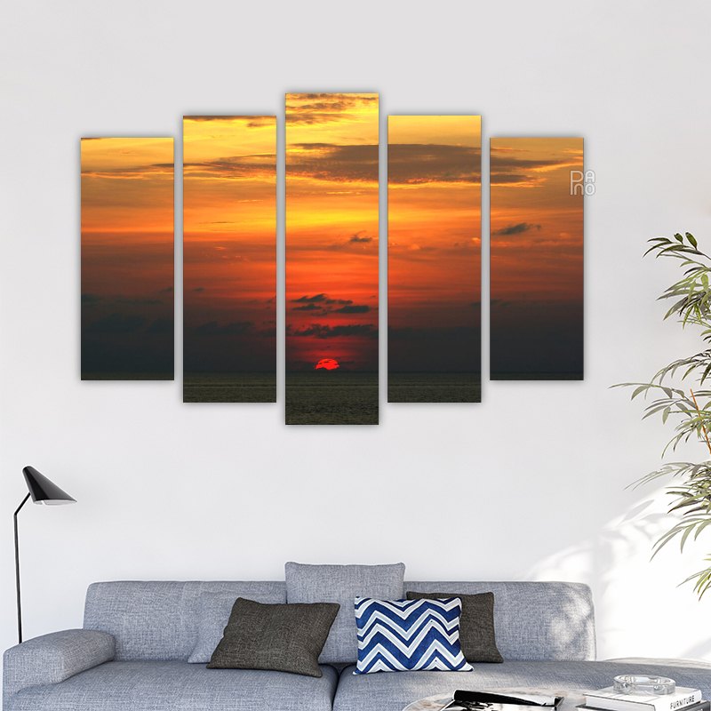 Beautiful sunset over the sea 2