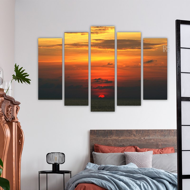 Beautiful sunset over the sea 2