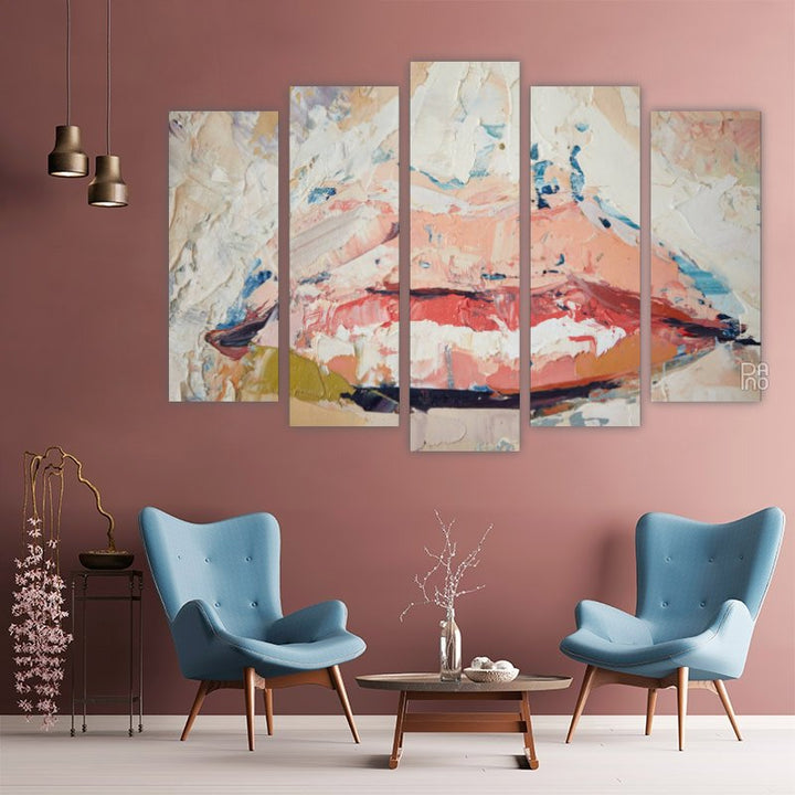 Abstract Art with Lips