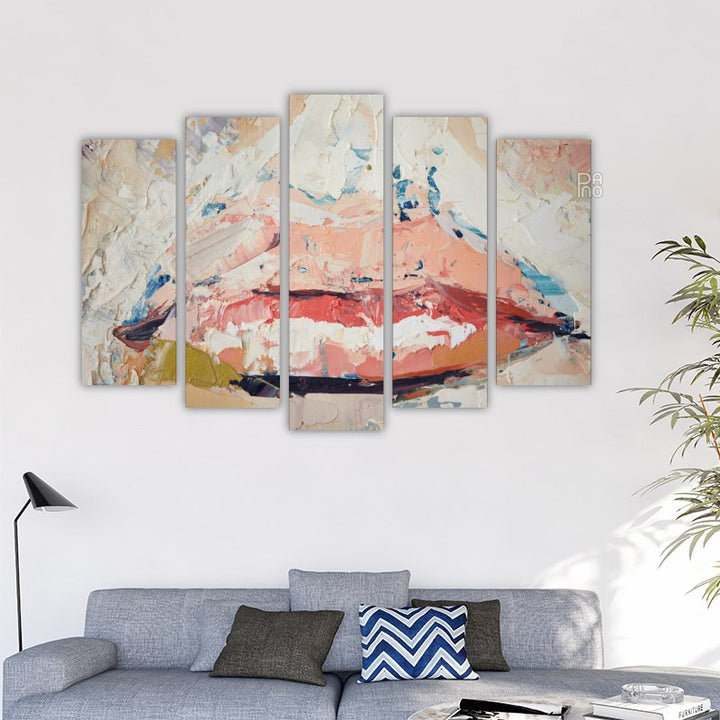 Abstract Art with Lips