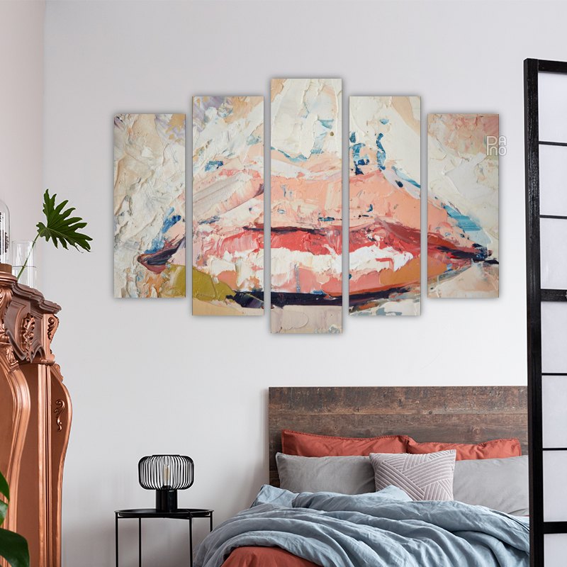 Abstract Art with Lips