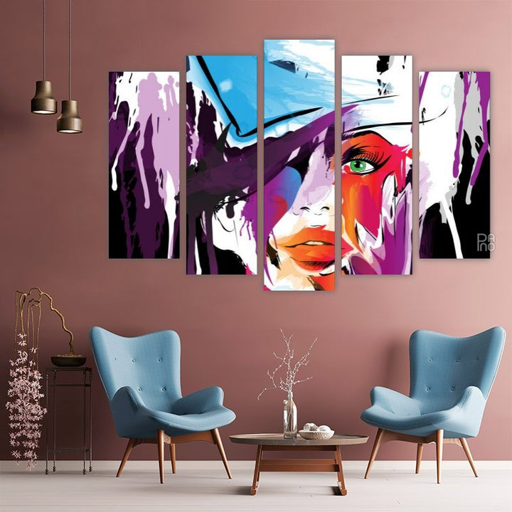 Abstract Female Face