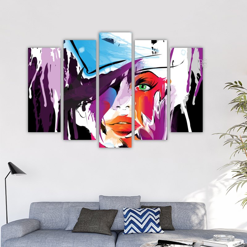 Abstract Female Face