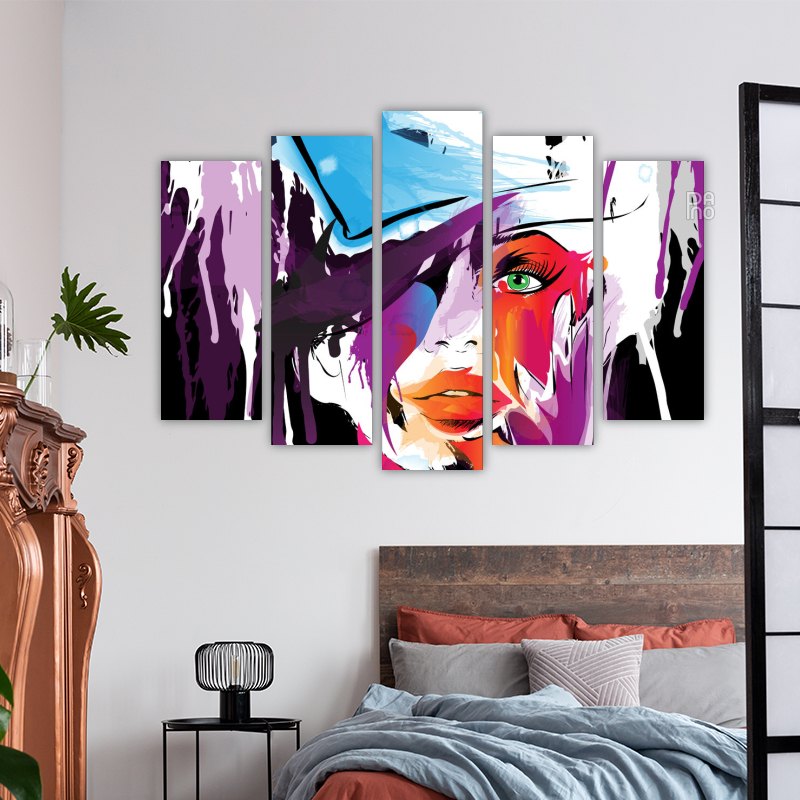 Abstract Female Face