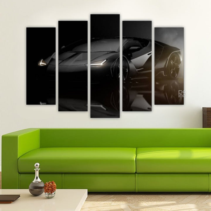 Luxusauto in Schwarz