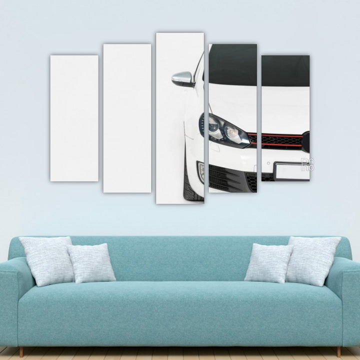 Weißes Auto
