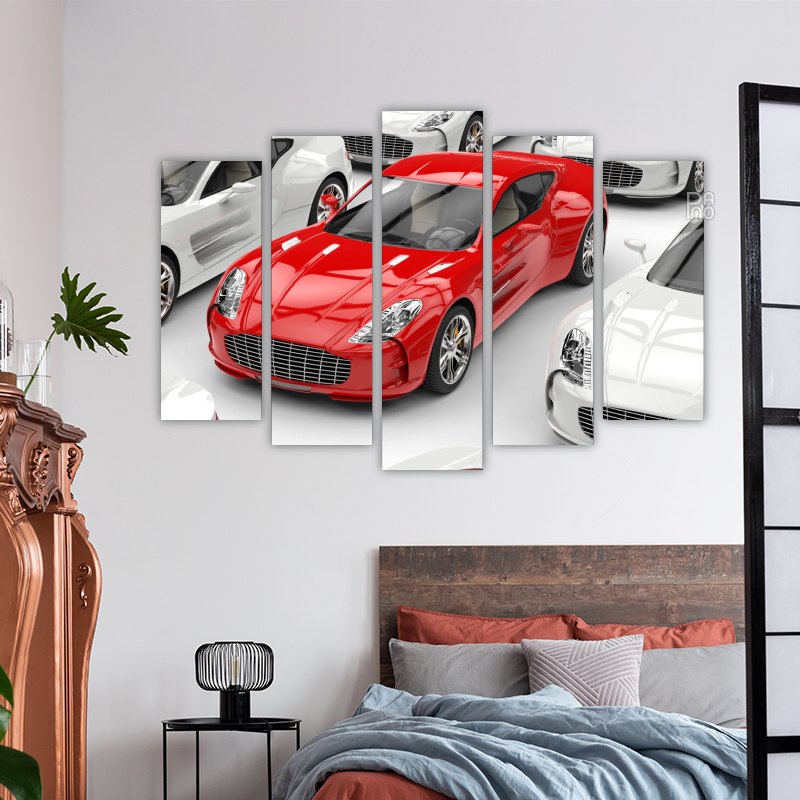 Beautiful Red Sports Car