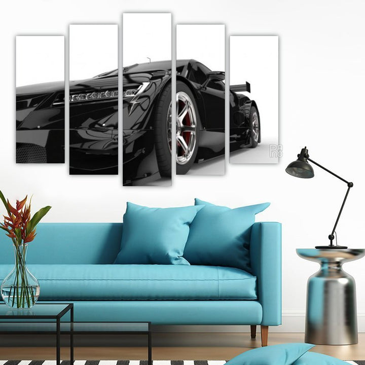 Sports Black Car