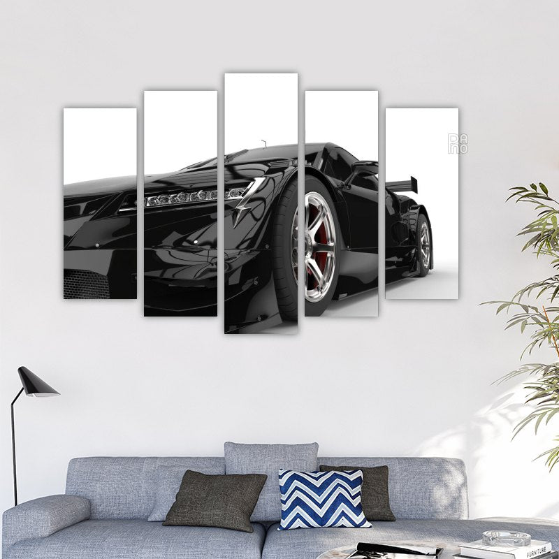 Sports Black Car