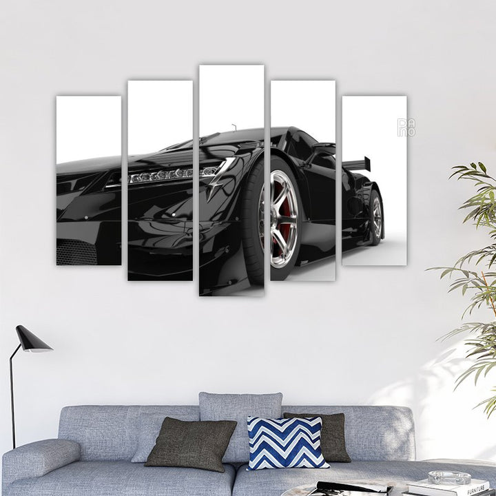 Sports Black Car