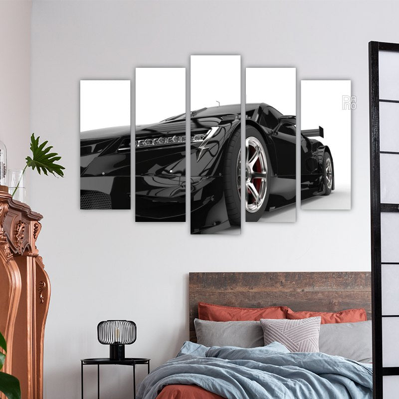 Sports Black Car