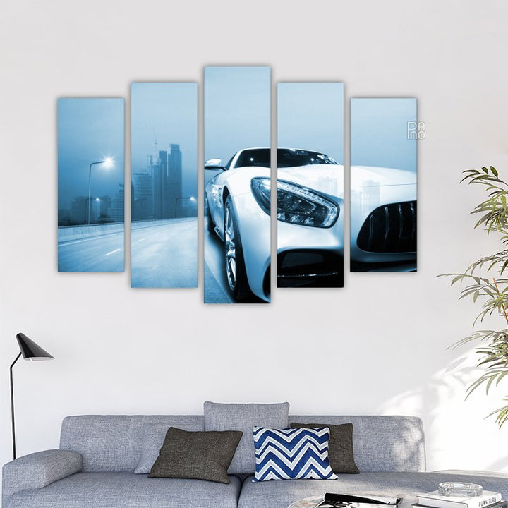 White Sports Car 1