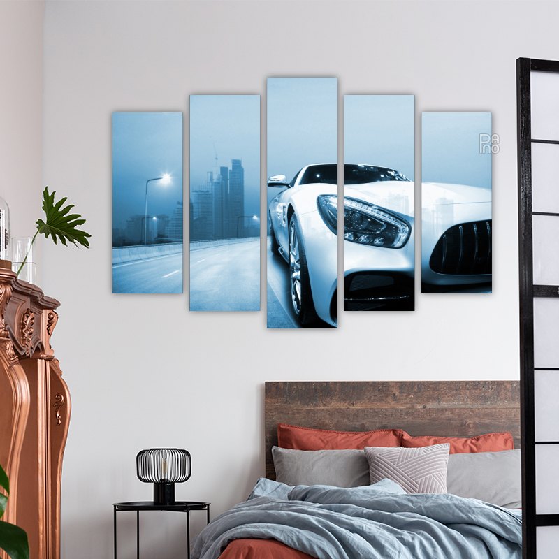 White Sports Car 1