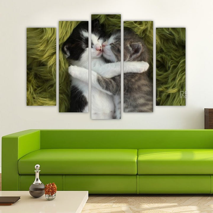 Cuddling Kittens