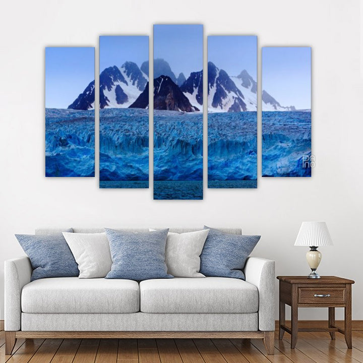 Winter Landscape with Mountain