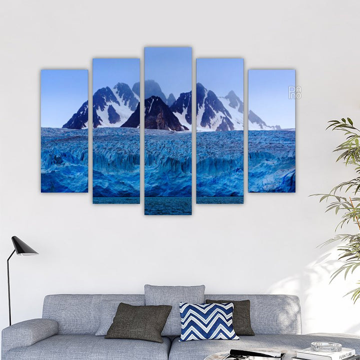 Winter Landscape with Mountain