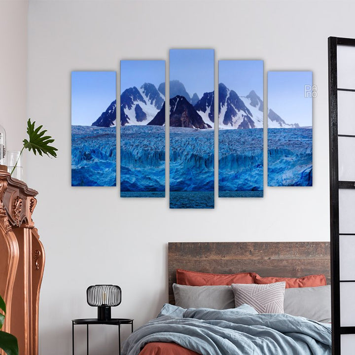 Winter Landscape with Mountain