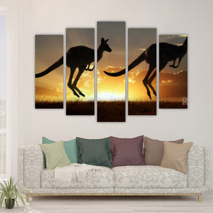 Kangaroo at Sunset