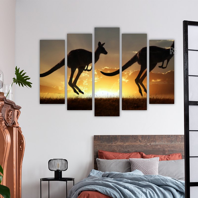 Kangaroo at Sunset