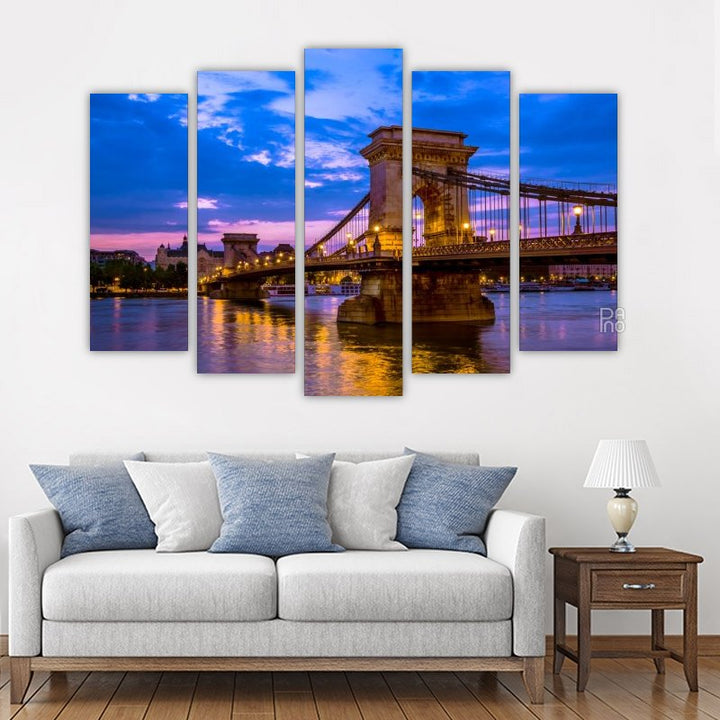 Chain Bridge over the Danube River