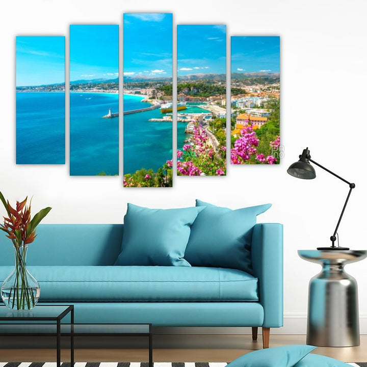 View of the French Riviera