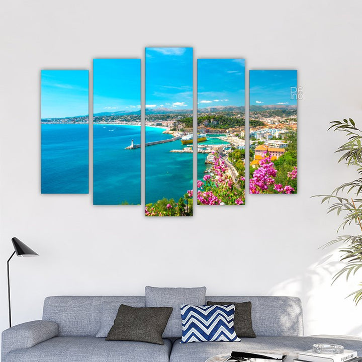 View of the French Riviera