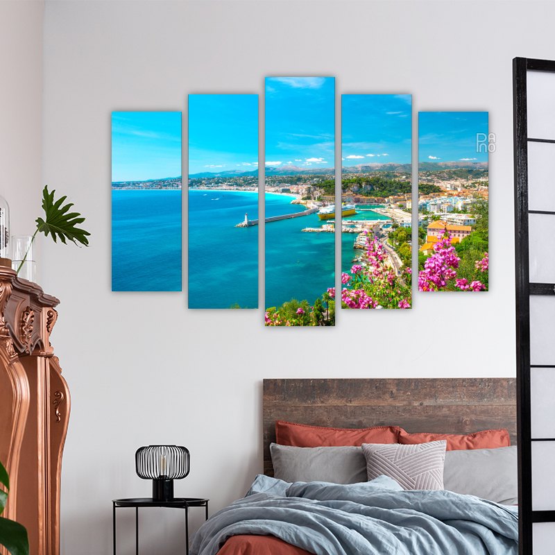 View of the French Riviera