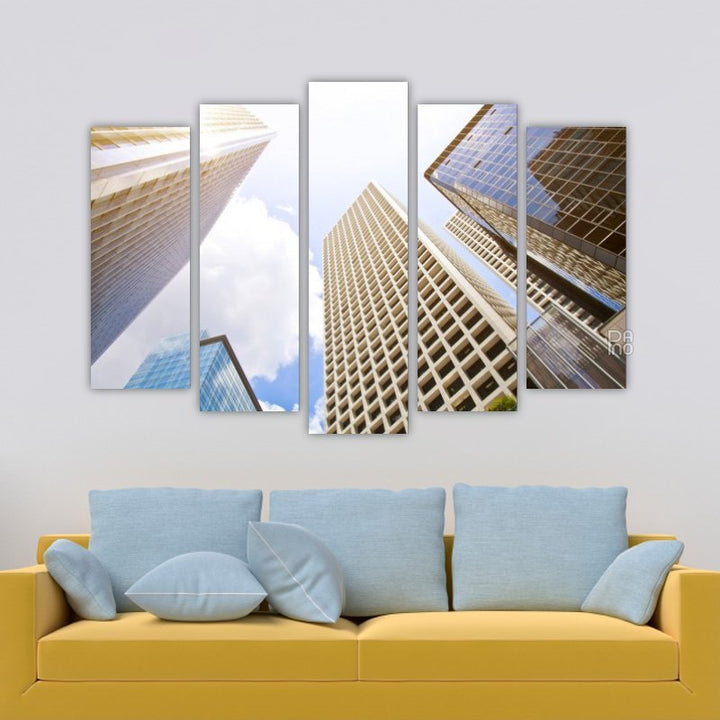 Modern Glass Urban Buildings