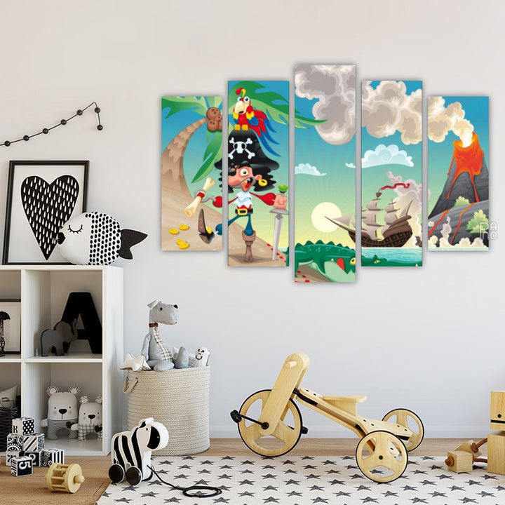 Pirată pe o insulă