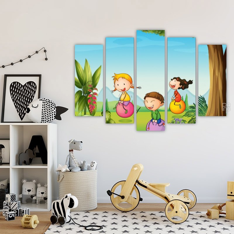 Children with Balloons